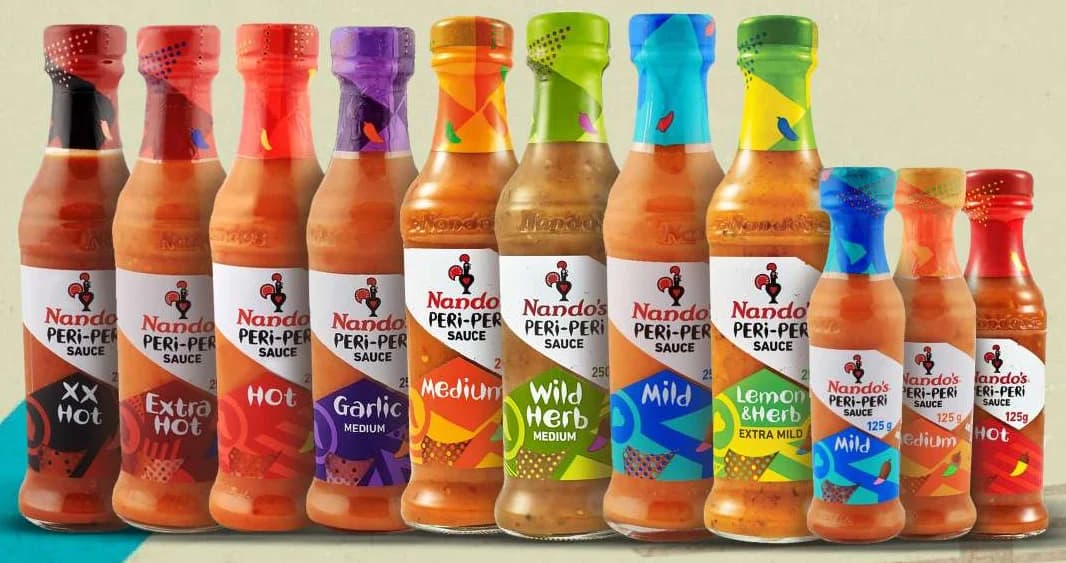 Nando's PERi-PERi sauce range